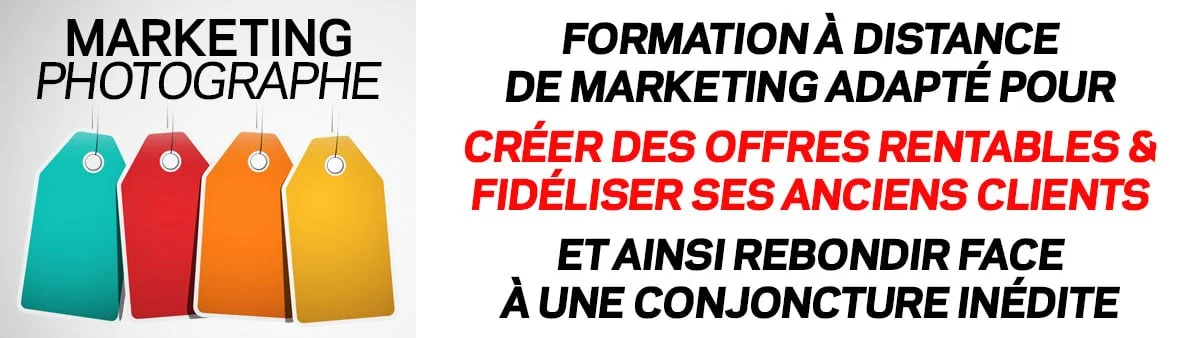 Formation à distance Marketing Photographe