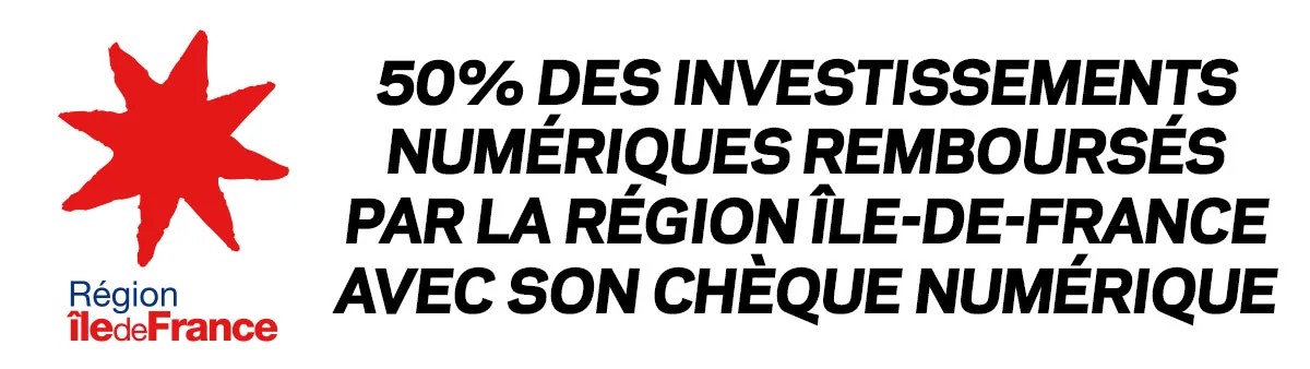Chèque numérique de la région Île-de-France