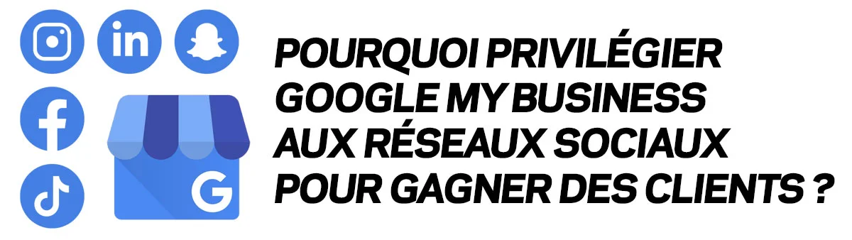 Google My Business ou les réseaux sociaux pour gagner des clients ?