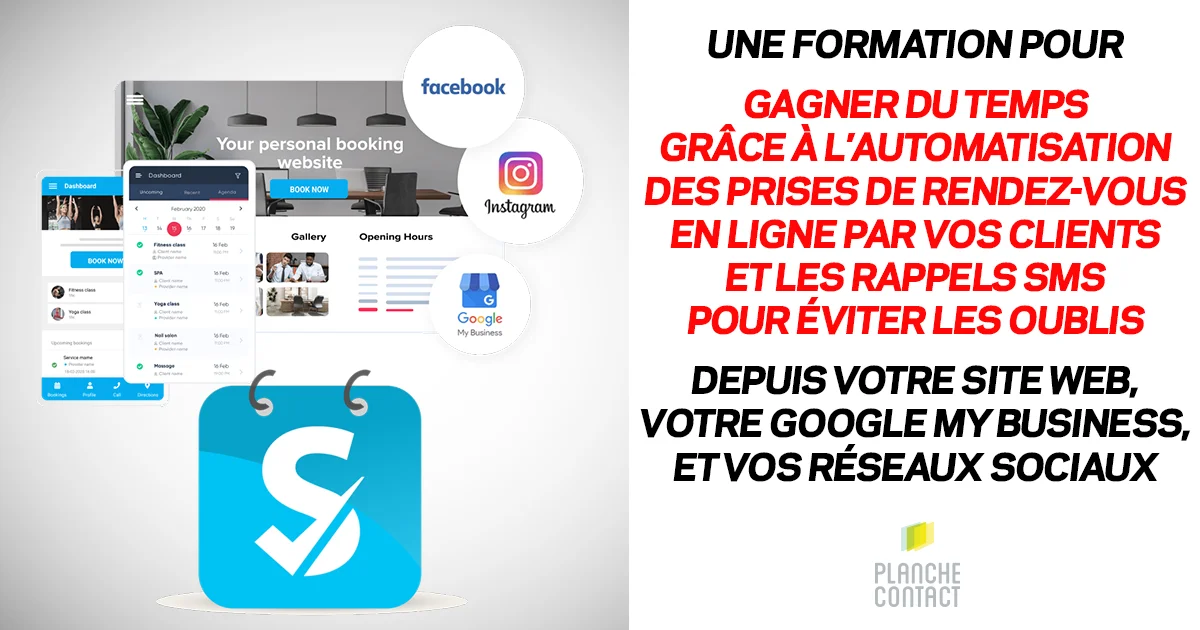 Formation SimplyBook.me - Logiciel de prise de rendez-vous par internet le plus économique et le plus personnalisable