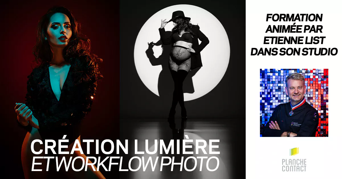 Formation à l'éclairage créatif en studio au flash : Comprendre pour mieux créer - Avec Etienne List : Formation avancée axée sur la création en lumière de studio, la gestion des contrastes, des couleurs et le workflow professionnel.